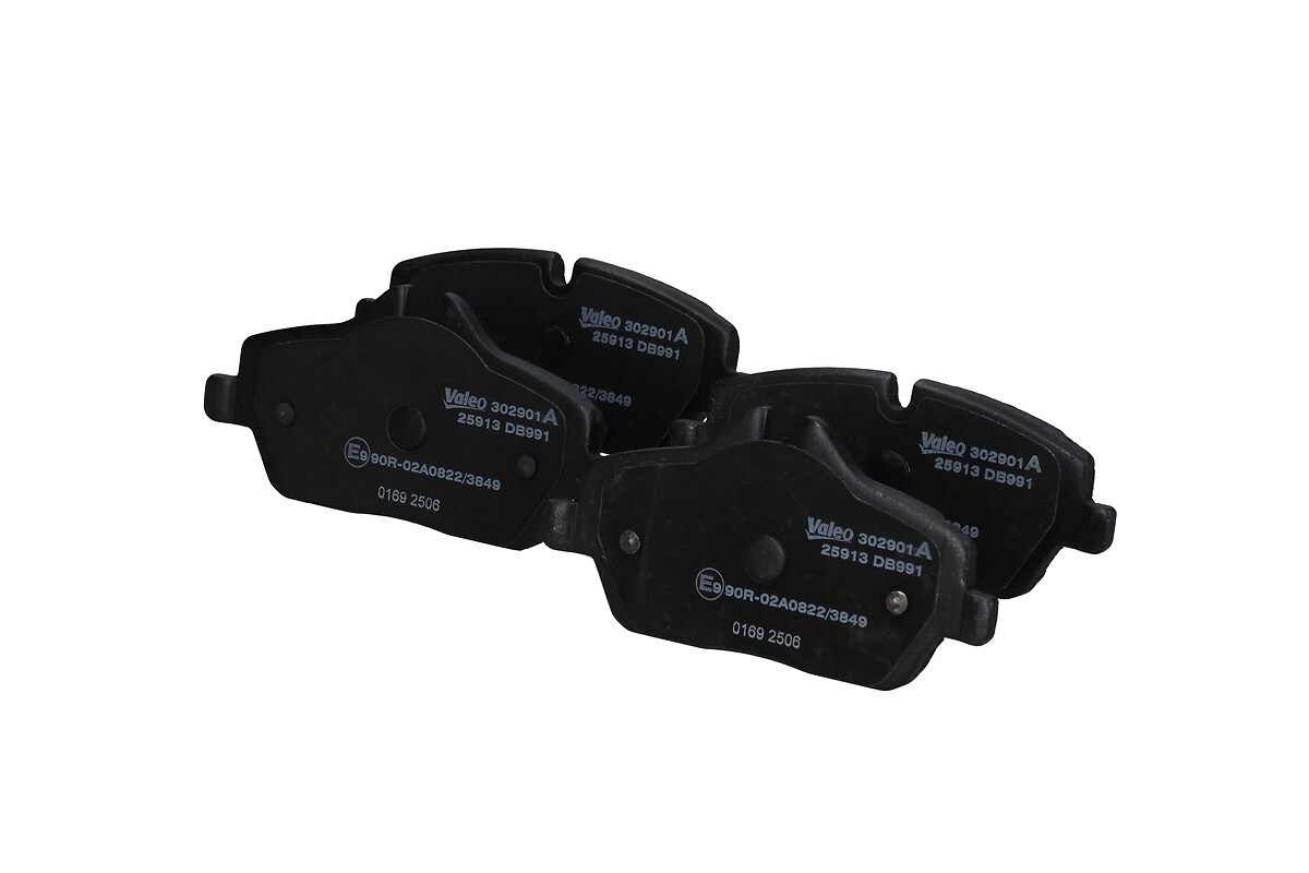 Jeu de 4 plaquettes de frein VALEO ref. 302901A